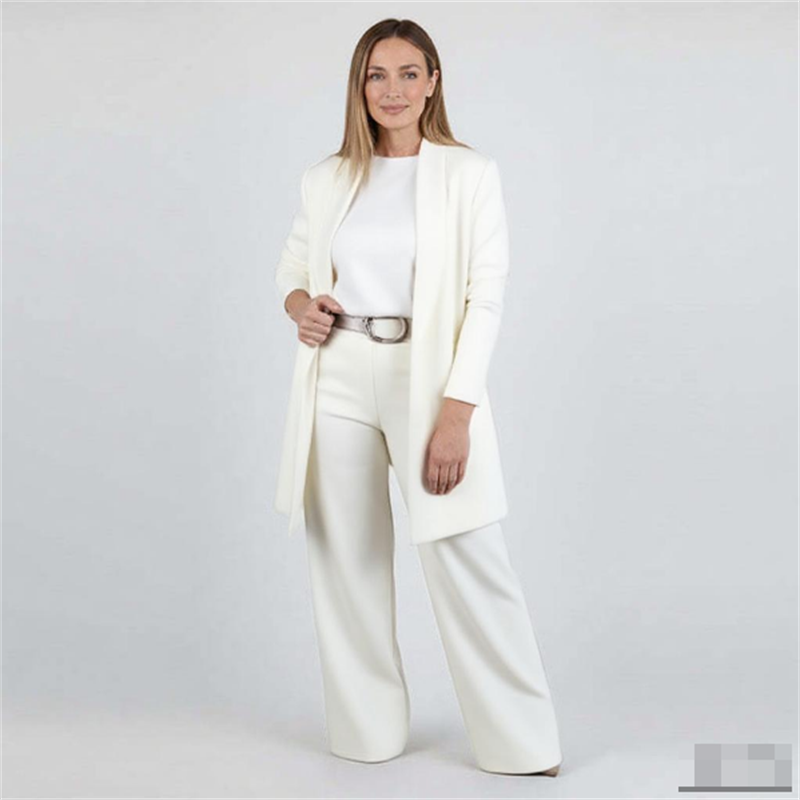 🥳2026 HOT SALE🥳💞50K+ SOLD!🍂💞 Embrace Autumn in Cozy, Polished Style. Elegant Cardigan, Top & Pants Set. 🍁👚