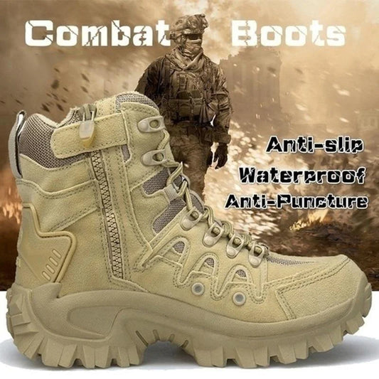 ✨Zeitlich begrenzt 50%RABATT🔥 Herren Outdoor wasserdichte rutschfeste Wanderstiefel Kampfstiefel