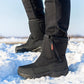 Winter Anti-Rutsch Wasserdichte Stiefel mit Faux-Fleece-Fütterung und Wärme für Schnee