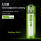 🔋💥Lithium AA Rechargeable Batteries with USB Port - Constant 1.5V Output, Long Lasting Power (1000+ Cycles)♻️
