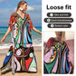 Langes Strandkleid mit Print