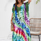 Langes Strandkleid mit Print
