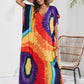 Langes Strandkleid mit Print