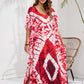 Langes Strandkleid mit Print