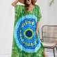 Langes Strandkleid mit Print