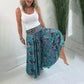 🌸Hose mit elastischem Bund und ethnischem Muster