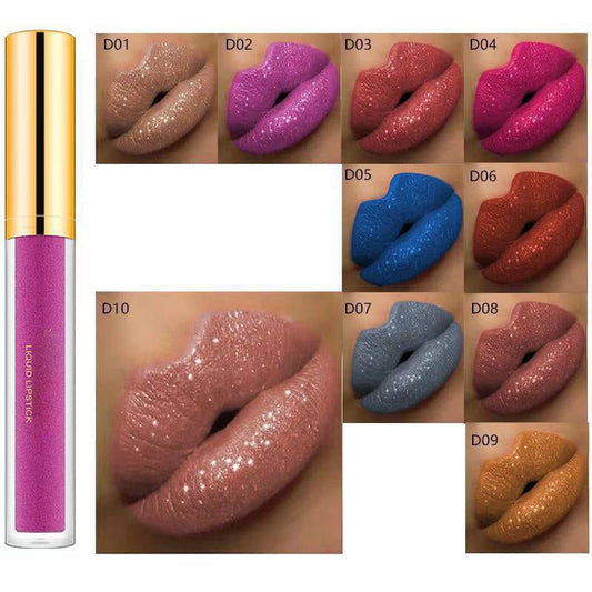 Hot sale-Metallic liquid diamond glitter lipstick