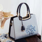 Elegante Handtasche mit Pfingstrosenstickerei für Frauen