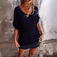 💫49% Rabatt👚 Übergroßes T-Shirt mit V-Ausschnitt für Frauen 📦Zwei Stück kostenloser Versand