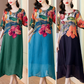 💃2025 Neuankömmling Vorverkauf💕Elegantes, fließendes Damenkleid mit Blumenmuster in Übergröße