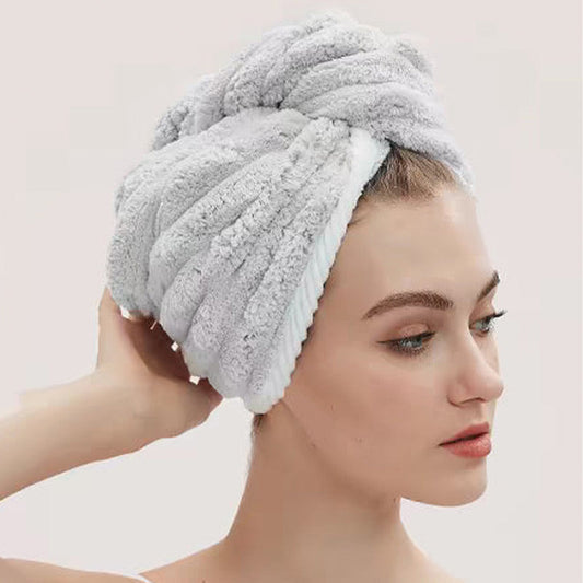 Turban Handtuch mit Knopf