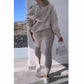💕Strickjacke mit Kapuze, Weste, Leggings, 3-Satz