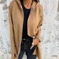 🍂Lässige, modische Langarm-Sweatshirtjacke mit Reißverschluss und Kapuze