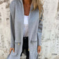 🍂Lässige, modische Langarm-Sweatshirtjacke mit Reißverschluss und Kapuze