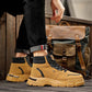 Trendige atmungsaktive Herrenstiefel aus rutschfestem Kunstleder