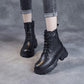 Orthopädische bequeme Damenstiefel aus Leder