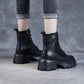 Orthopädische bequeme Damenstiefel aus Leder