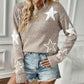 🌸Zeitlich begrenzt 57% RABATT💕Langarm-Pullover mit Rundhalsausschnitt und Sternenmuster für Damen