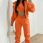 2025 Sportliches Damen-Sweatshirt mit Kapuze + Weste + Hose, 3er-Set.