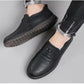 Bequeme lässige Lederschuhe für Herren