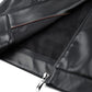 Klassische PU-Lederjacke mit Frontreißverschluss für Herren