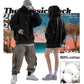 [Perfektes Geschenk] Übergroße Unisex-Hip-Hop-Kapuzenpullover für den Herbst