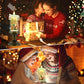 🎅Heiße Aktion🎅Weihnachtskerze Nachtlicht🕯️
