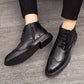 Brogue-Schnürstiefel mit geschnitzter Flügelkappe für Herren