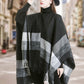 Eleganter Poncho mit Fransen und Schal für Frauen🌟50% Rabatt❄️