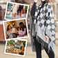 Eleganter Poncho mit Fransen und Schal für Frauen🌟50% Rabatt❄️