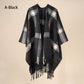 Eleganter Poncho mit Fransen und Schal für Frauen🌟50% Rabatt❄️