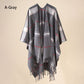 Eleganter Poncho mit Fransen und Schal für Frauen🌟50% Rabatt❄️