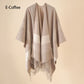 Eleganter Poncho mit Fransen und Schal für Frauen🌟50% Rabatt❄️