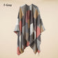 Eleganter Poncho mit Fransen und Schal für Frauen🌟50% Rabatt❄️