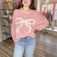 🌟Befristetes Angebot:49 Rabatt!🎀Kuscheliger Oversize-Strickpullover mit Schleifenmuster für Damen