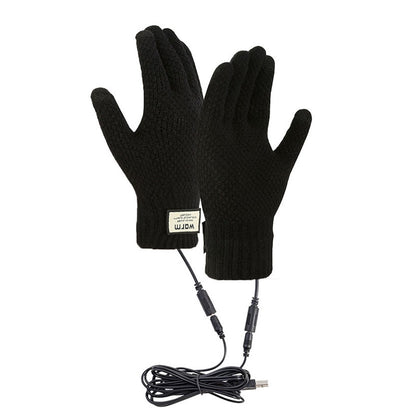 USB Wiederaufladbare elektrisch beheizte Strickhandschuhe