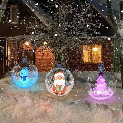 Outdoor Weihnachten PVC aufblasbar Dekorierte Kugel