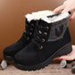 Damen Winter kuschelig warm dick gefüttert Schneestiefel