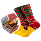 🎄Weihnachten Promotion 50% OFF🎅✨3 Paare Weihnachten Kreative Lässige Atmungsaktive Hamburger Socken