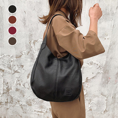 🌸 Zeit Verkauf💕 aus Retro-Stil weiches Leder große Kapazität Damen Umhängetasche