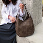 🌸 Zeit Verkauf💕 aus Retro-Stil weiches Leder große Kapazität Damen Umhängetasche
