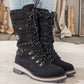 🔥Wasserdichte Knie-Schneestiefel für Damen