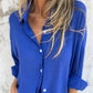 🔥HEISSER VERKAUF🔥Zweiteiliges Set aus lässigem Langarmshirt und Shorts für Damen