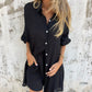 🔥HEISSER VERKAUF🔥Zweiteiliges Set aus lässigem Langarmshirt und Shorts für Damen