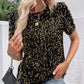 Stilvolles und lockeres Rundhals-T-Shirt mit Pailletten für Damen
