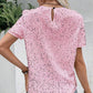 Stilvolles und lockeres Rundhals-T-Shirt mit Pailletten für Damen