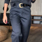 🔥2025 Hot📣Lässige, gerade Blazerhose für Damen mit hoher Taille
