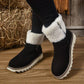 Warme Damen-Schneestiefel mit Reißverschluss