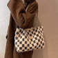 Damenmode Plüsch Plaid Umhängetasche Tasche
