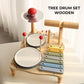 Holz-Multifunktions-Trommel-Set